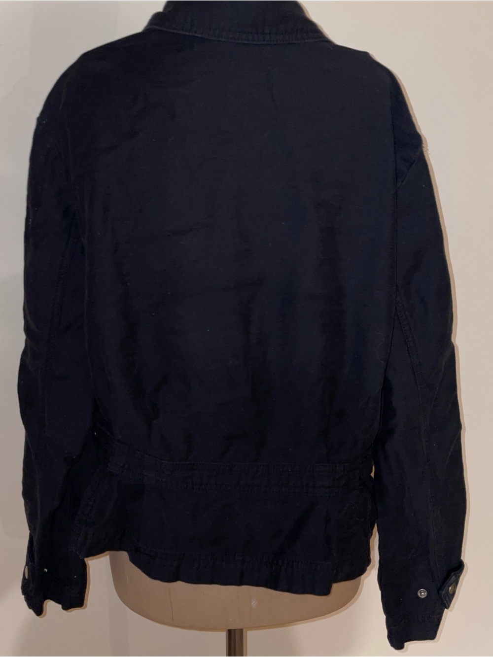Free People Black Eyelet-Trim Jean Jacket -biker-goth - Picture 3 of 9